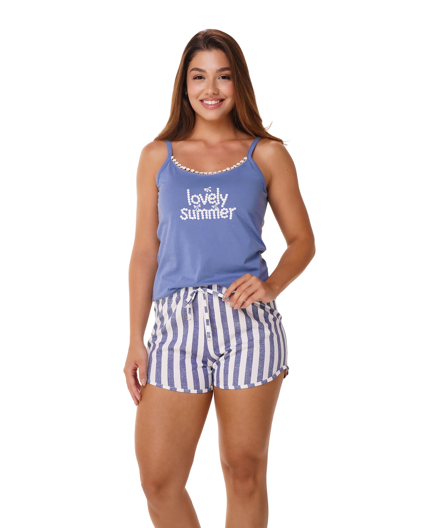 Pijama de alça algodão, ref. 22127