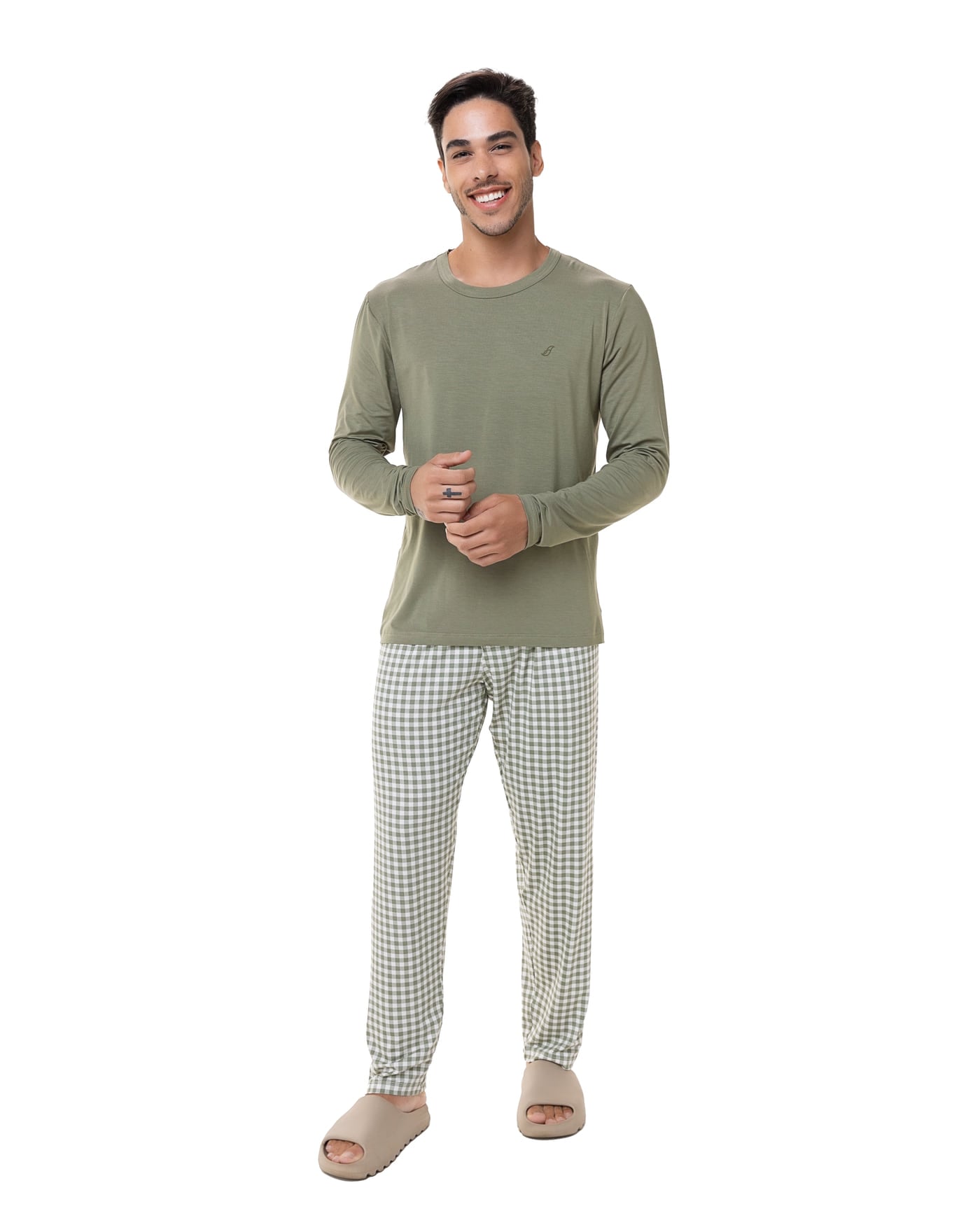 Pijama longo Viscoflex masculino, ref. 22165