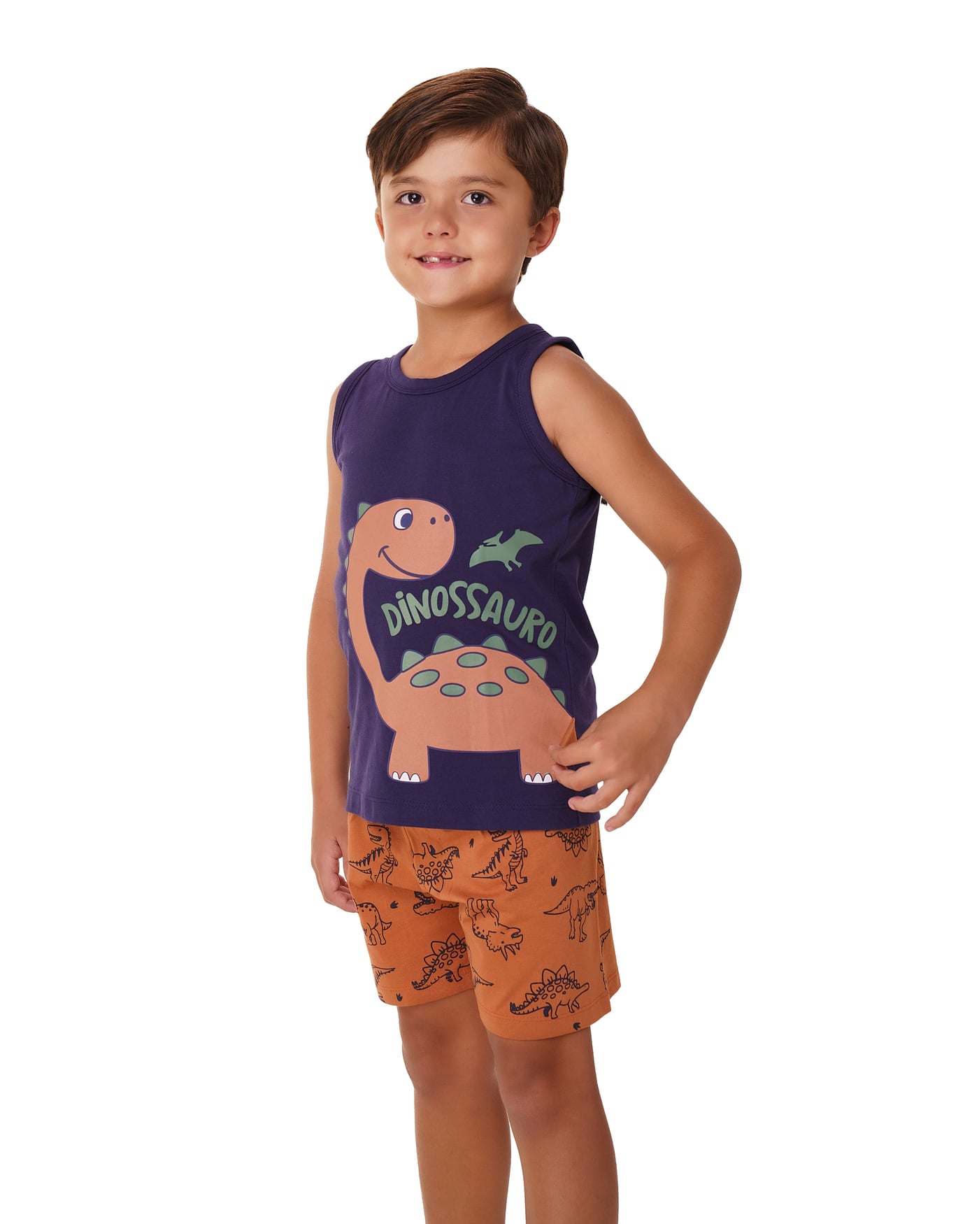 Pijama infantil regata 100% algodão, ref. 2257