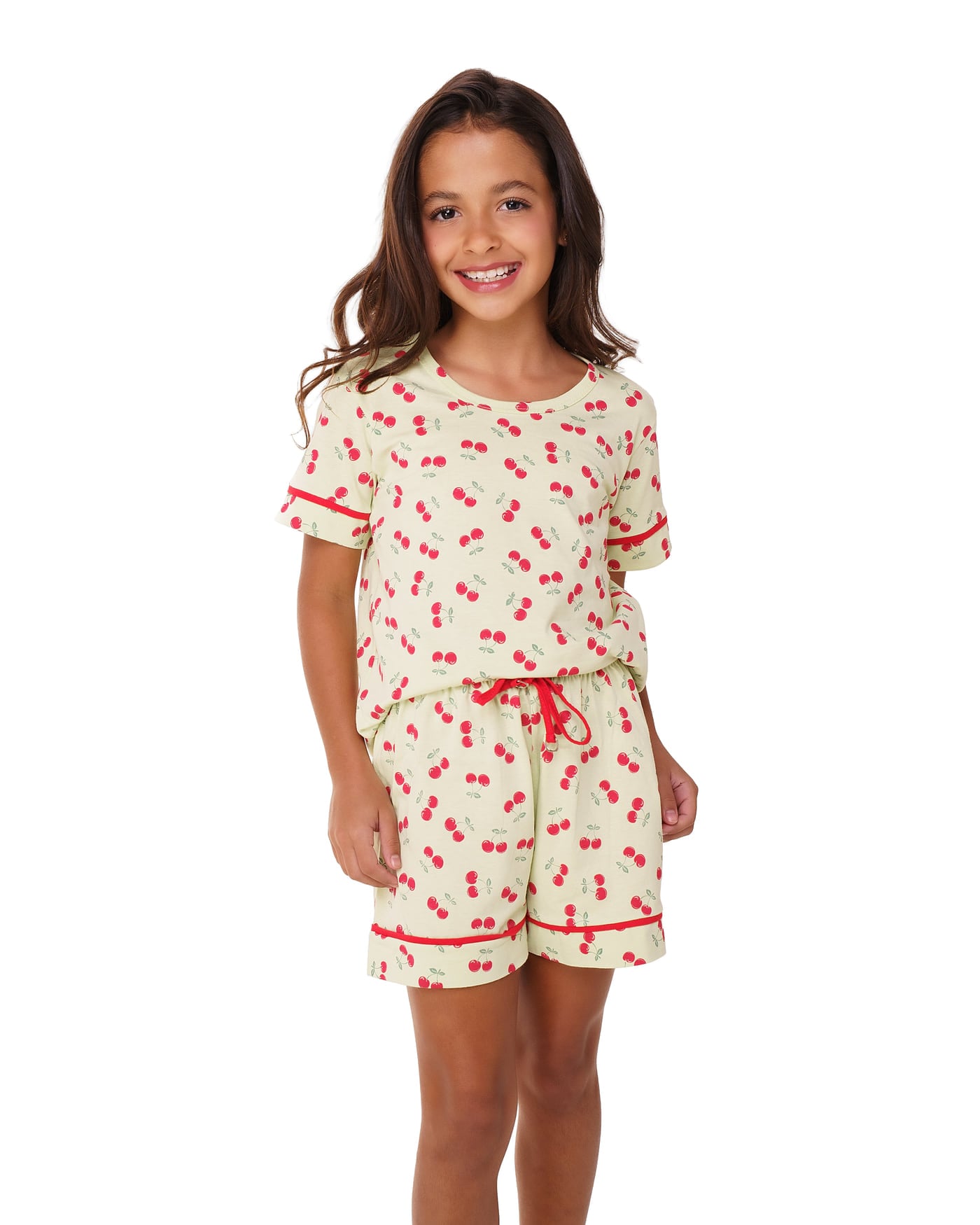 Pijama estampado 100% algodão infantil, ref. 22111