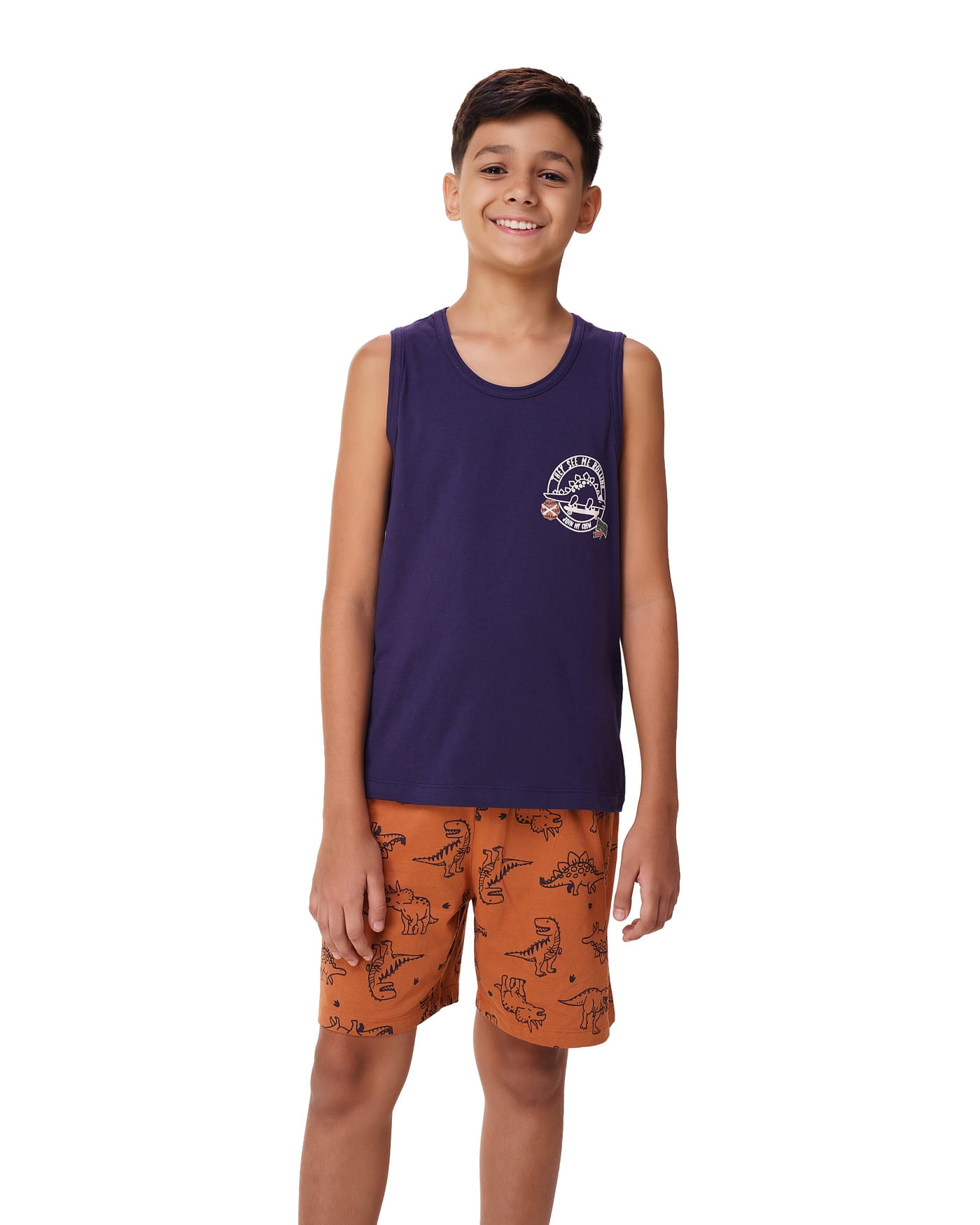 Pijama juvenil regata 100% algodão, ref. 22571