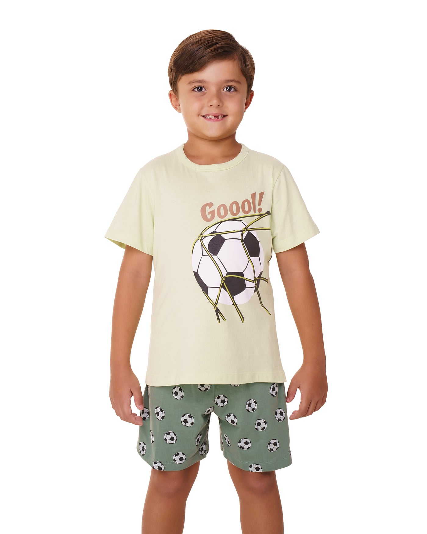 Pijama infantil 100% algodão, ref. 2258