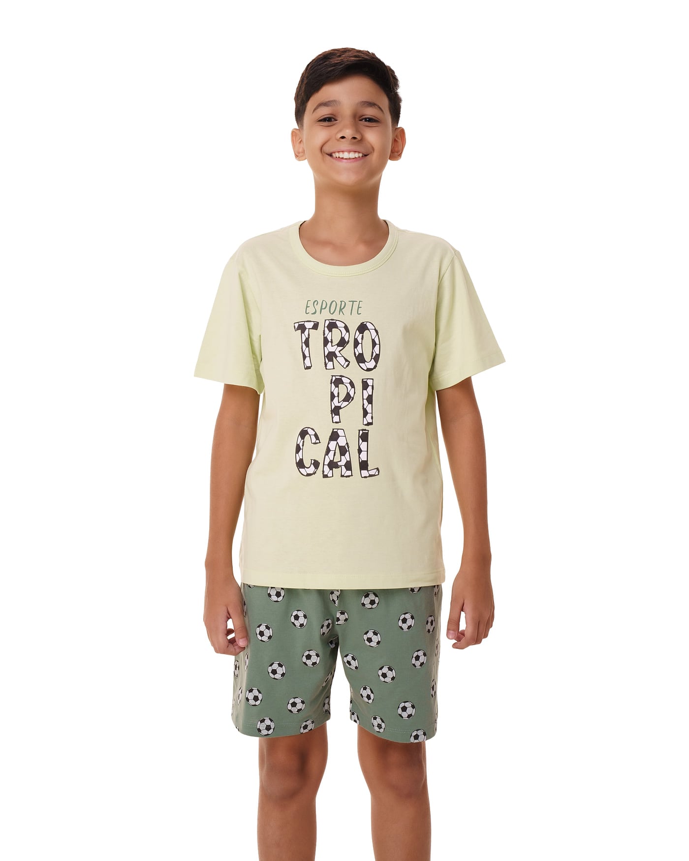 Pijama juvenil 100% algodão, ref. 22581